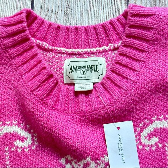 AE Oversized Bandana Sweater NEW Size XS - Picture 3 of 9